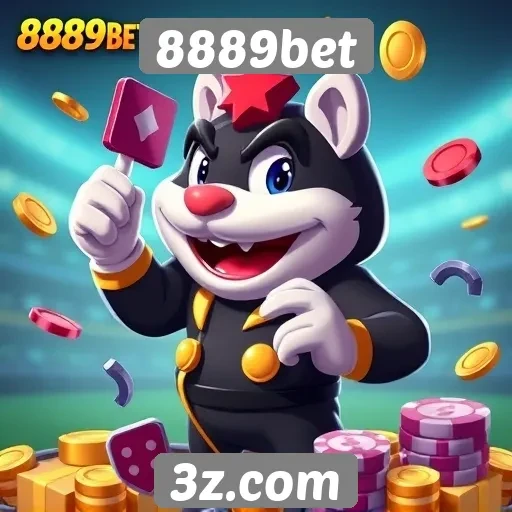 Variedade de jogos disponíveis na plataforma 8889bet